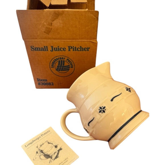 Longaberger Roseville Small Juice Pitcher - Picture 4 of 5